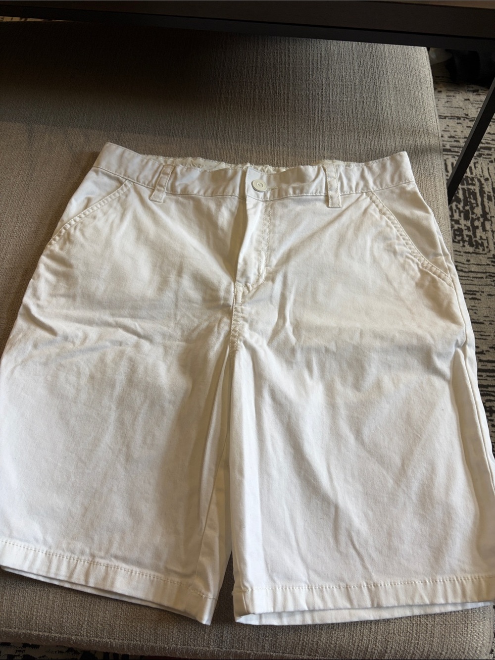 Cat & Jack White Kids Bermuda Shorts